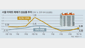 6·19대책 약발 끝났나… 고개드는 서울 아파트값