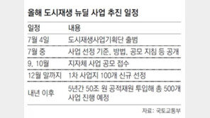 김현미 “도시재생 뉴딜, 7월내 초안 마련”