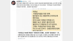 표창원, “최저임금 대체로 만족” 문자에…“최선 다하겠다, 힘내세요”
