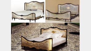 ‘처치 곤란’ 669만 원짜리 ‘박근혜 침대’, 실물 보니…‘금빛 럭셔리’