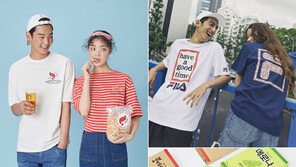 새우깡 티셔츠?…패션의 한계 넘는다