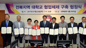 전북 4년제 대학, 교육-연구 교류 위해 뭉쳤다