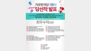 ‘자유한국당 5행시’ 당선작 발표, “‘자’기 밥그릇을 ‘유’난히 챙기니…”