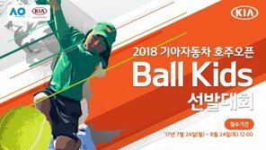 [AD]기아차, 2018 호주오픈 볼키즈 모집