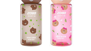 애경, ‘2080 라인프렌즈 가글’ 2종 출시