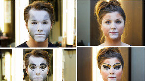 브러시로 털 한올 한올… 야옹! 진짜 고양이 같죠?