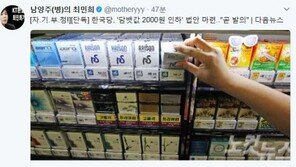 최민희 “자유한국당 담뱃값 인하, ‘자.기.부.정’”