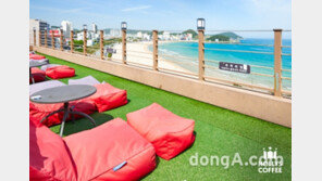 푸른 바다와 함께 커피 한 잔, 할리스커피 오션뷰 매장 ‘베스트4’