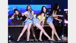 [포토] 낙산해수욕장에 온 달샤벳