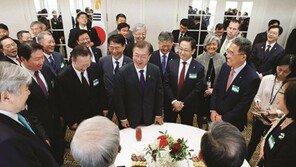 문재인 대통령 따라 미국으로 간 기업인