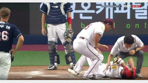 장영석 ‘헤드샷’…올해 KBO리그 5번째