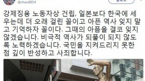 신동욱 “강제징용 노동자상, 아픈 역사 잊지 말고 기억하자”