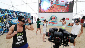 해운대에 펼쳐진 ‘KT 5G 세상’