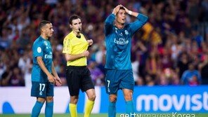 이번엔 퇴장 후 심판 밀쳐 5경기 출장정지+벌금…호날두 ‘악몽’