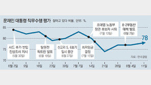 취임초 지지율 YS-DJ 이후 최고수준