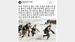 신동욱 “주한미군 철수, 김정은 외통수에 걸린 꼴…”