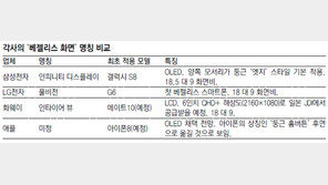 [단독]‘베젤리스’ 베끼는 中… OLED에도 ‘짝퉁 작명’