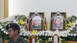 K-9 폭발 사고 순직 장병 합동 영결식… “너를 정말 보내기 싫은데”