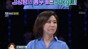 ‘1대 100’ 김성경 “언니 김성령 SNS 몸매 사진 화제…본인도 놀라”