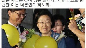 신동욱 “한명숙 출소, 뇌물 받고도 뻔뻔한 이는 너 뿐인가 하노라”