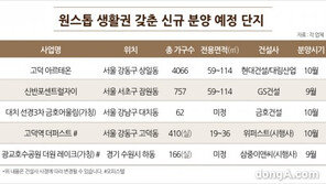 8.2대책으로 재편되는 부동산시장… 생활시설 갖춘 단지 ‘각광’