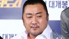 [동아포토]마동석 ‘아직도 내가 마요미로 보이니?’