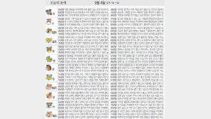 [오늘의 운세/9월4일]
