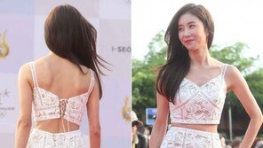 [동아포토]한은정, 시선 사로잡는 착시 드레스