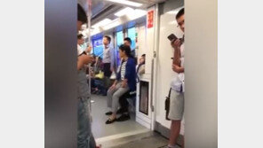 “자리 양보 안해?” 중년 여성, 男 허벅지에 ‘털석’ [영상]