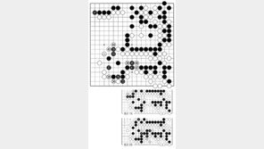 [바둑]알파고 vs 알파고 특선보… 대마를 살릴 동아줄