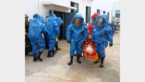 가스 누출사고 인명구조 훈련