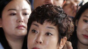 [동아포토]김미화, MB정권 블랙리스트 검찰 출석