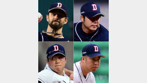 두산, 2위 확정까지 선발진 직진