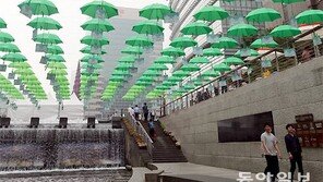 청계천 가득 메운 초록우산