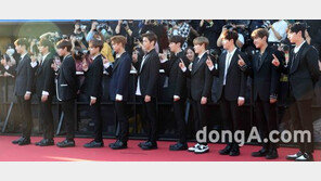 [동아포토]레드카펫 밟은 워너원