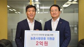 NH농협카드, 농촌사랑운동 공익기금 전달