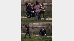 결혼식 사진 찍던 새신랑, 갑자기 물 속으로 ‘풍덩’…설마?