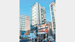 [현장속으로]피사 사탑도 아니고… 부산 ‘기우뚱 오피스텔’ 공포
