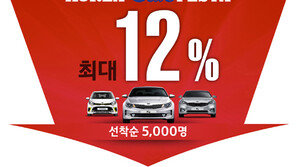 “국산차 할인구입 찬스” 코리아 세일 페스타 굿!