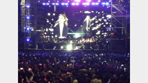 거미, ‘강남 페스티벌’서 열창…관객 성원에 ‘앵콜곡’까지