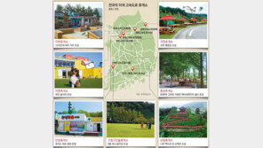 삼림욕에 골프까지… 여기? 고속道휴게소 