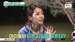 오승은 “아이들 아직 이혼 사실 모른다…입이 안 떨어져”