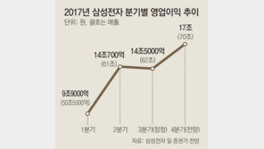 하루 1600억원씩 번 삼성전자, 주가 300만원시대 성큼