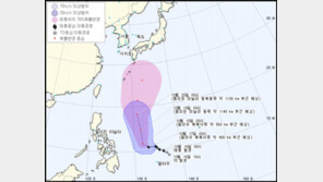 태풍 란, 21일 ‘매우 강한 중형’으로 위력 Up…한반도에 올 가능성은?