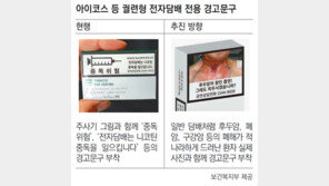 [단독]전자담배에도 ‘흡연 경고그림’ 추진
