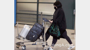 [동아포토]에이미, 조용한 입국