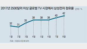 삼성전자 TV‘프리미엄 전략’ 가속도