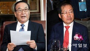 서청원 “홍준표 체제 무너뜨릴 것”… 홍준표 “노욕-노추 보이지 말고 떠나라” 