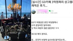 지드래곤 제주 카페 3억짜리 샹들리에 파손 후 적반하장? “뺑소니가 최고”
