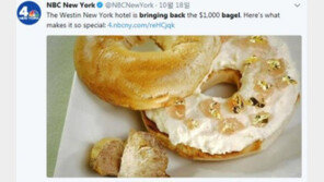 금가루 뿌린 112만 원짜리 베이글 출시…사진만 봐도 ‘감탄’ 